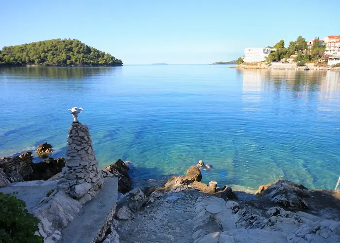 By The Sea Brna, Korcula - 5902 アパート Smokvica